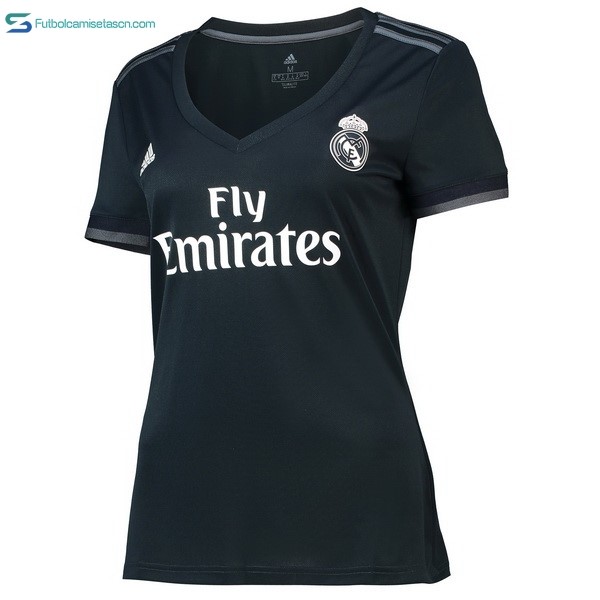 Camiseta Real Madrid 2ª Mujer 2018/19 Negro